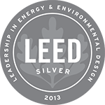 Logo: 2013 LEED Silver Certification